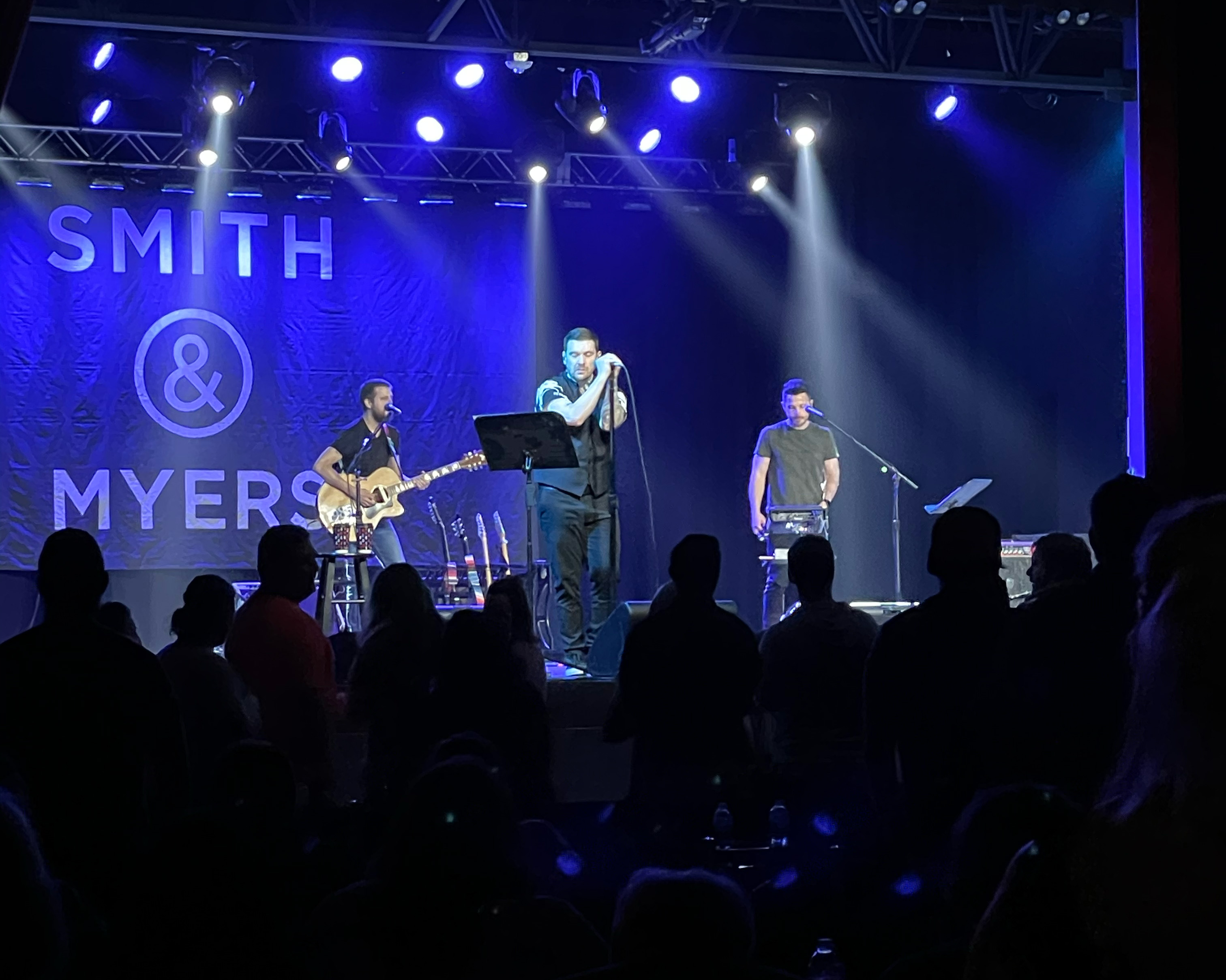 Smith and Myers on stage