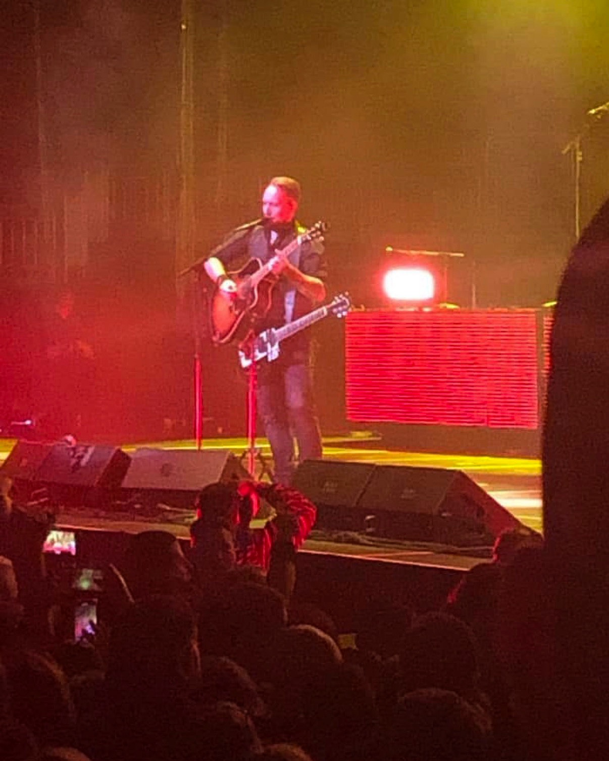 guitarist on stage